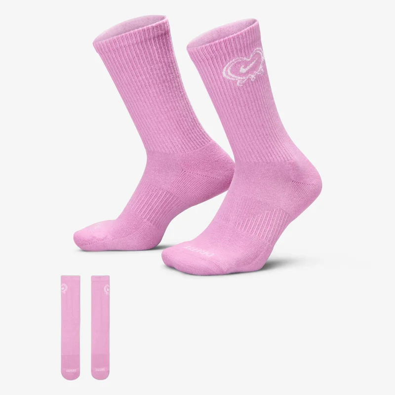 Nike Purple Everyday Cushioned Crew Socks (1 Pack)  | Best Price UAE